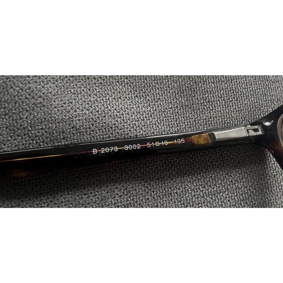 Burberry B2073 3002 Tortoise Eyeglass Frames Made in Italy  53-16-135 Vintage main image 7